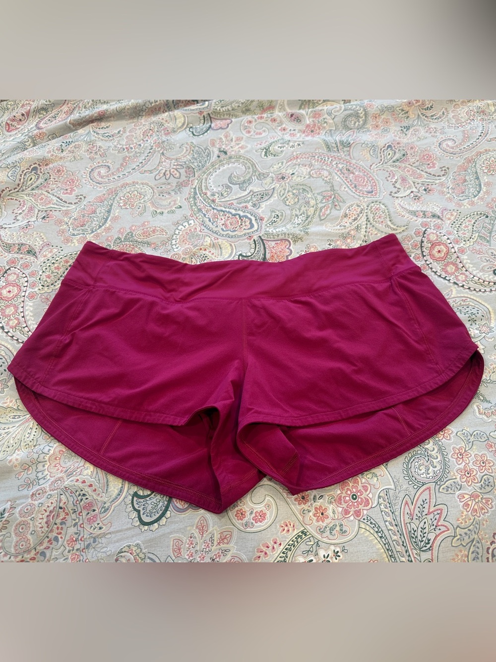 Lululemon Berry/Magenta Athletic Shorts